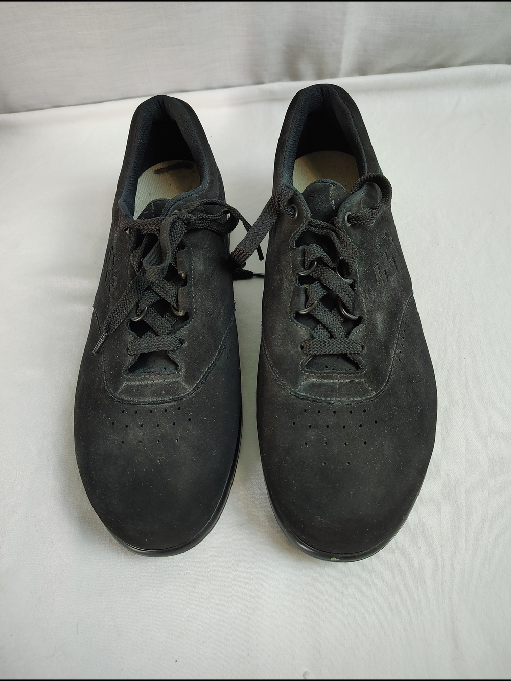 SAS Black Women's Casual Lace-Up Flats
